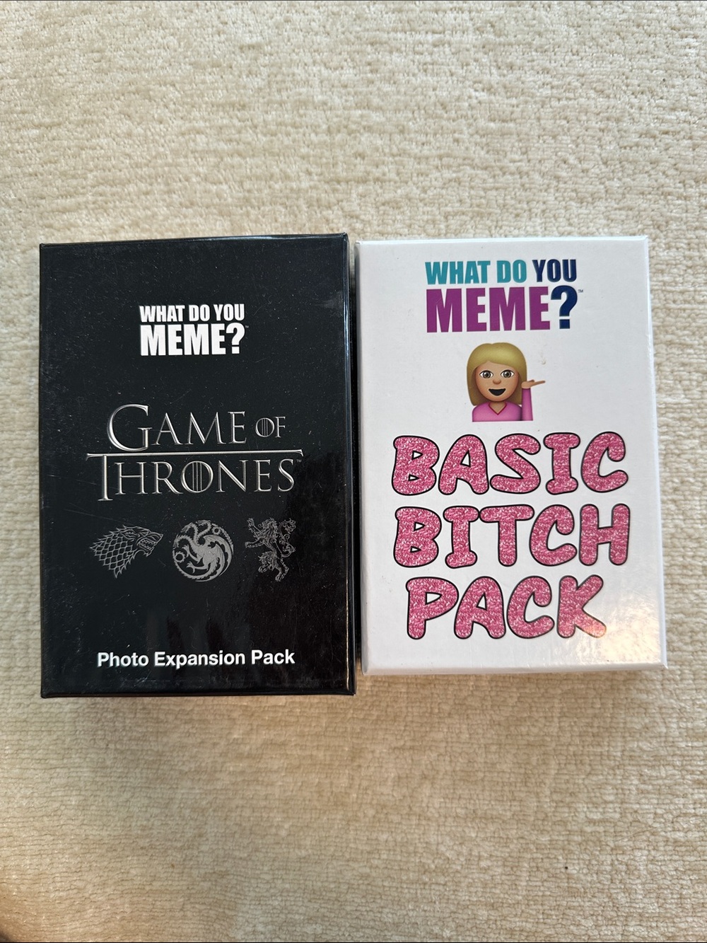What do you meme packs